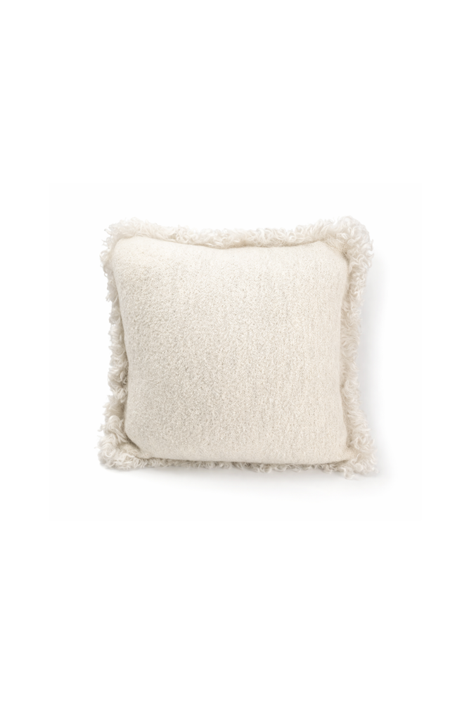 Coussin en laine d'alpaga